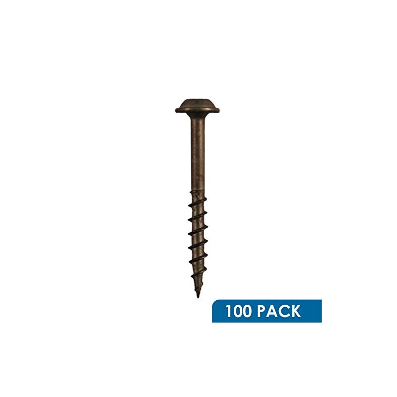 Rok Hardware #8 x 1" Pocket Hole Deck Screws Square