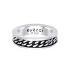 Kuzzoi 0609281720 Men's Ring Chain Design Band Ring Solid 6