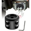 Rubber Winch Stopper,Winch Cable Hook Stopper,Rubber Rope Line Saver,Winch Cable Hook Rubber Stopper with Stainless Steel Screws and Nuts,Rubber Hook Stopper for Synthetic Winch Rope (Black)