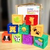 Kingtree Baby Blocks, 9PCS Soft Squeeze Building Blocks Stacking Toys