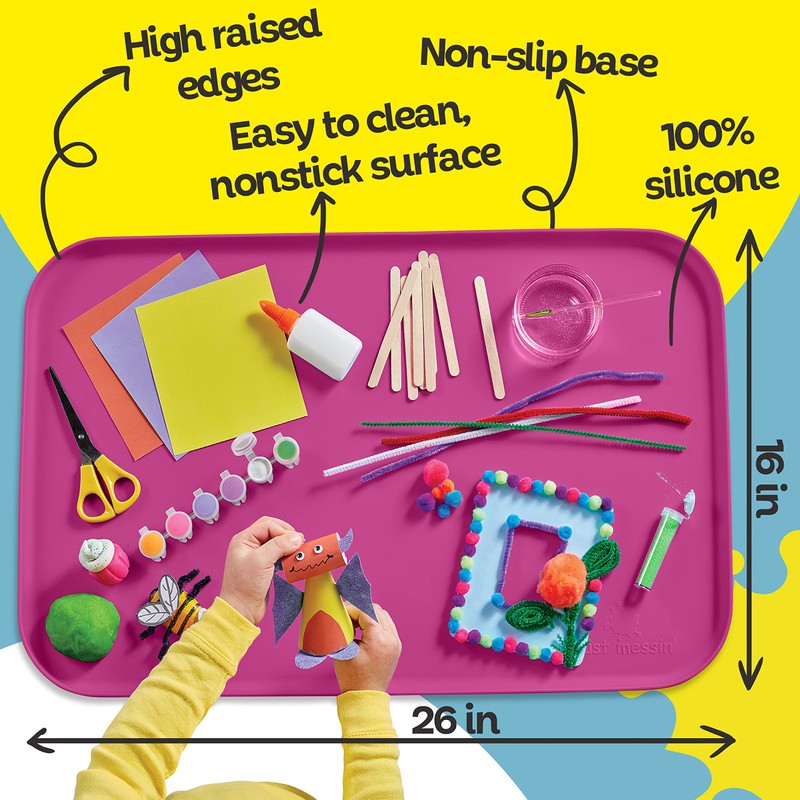 Just Messin' Silicone Art Mat for Crafts, Resin, Paint, Slime