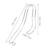 Holibanna 2pcs Shoe Display Stand Shoe Supports Shaper Forms Inserts