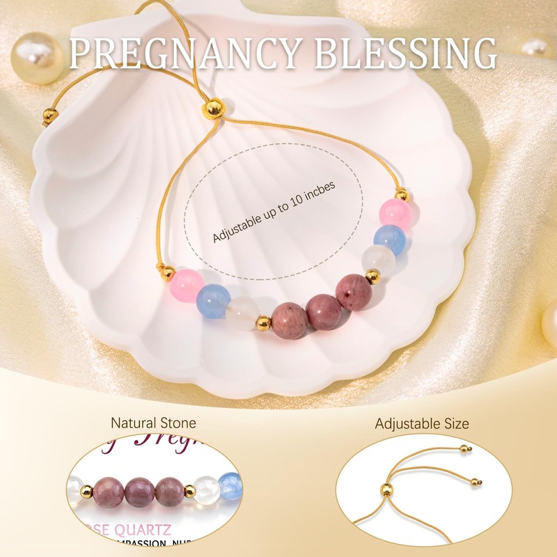 Healthy Pregnancy Bracelet Mom to be Gifts for New Mom
