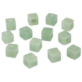 mookaitedecor Natural Gemstone Beads with Large Hole Loose Charm Beads for Jewellery Making DIY Projects – Pack of 20