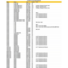 Dropwater Front Upper O2 Oxygen Sensor Replacement for Mazda B3000 B2300,for Lincoln Navigator Mark Lt,for Mercury Mountaineer Monterey,Replaces#234-4401 15664 75-3133 ES20151