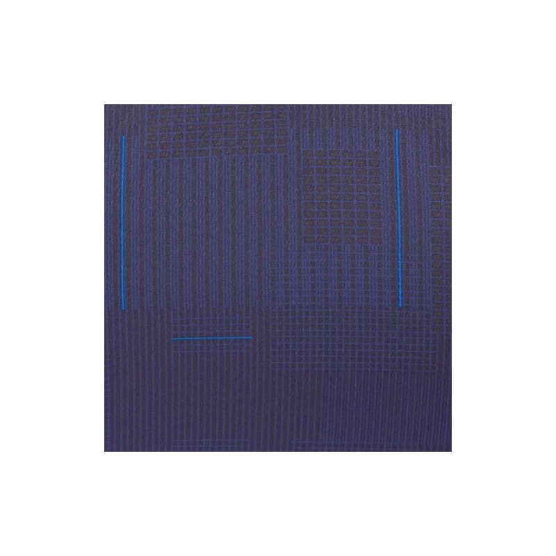 Knirps T.280 MidiumDuomatic CrockHandleSafrty Challenge Blue KNTL280-8434 Folding Umbrella, One-Touch