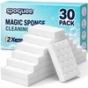 Magic Sponge Eraser 30Pack, 2X Density Melamine Foam Pads Bulk