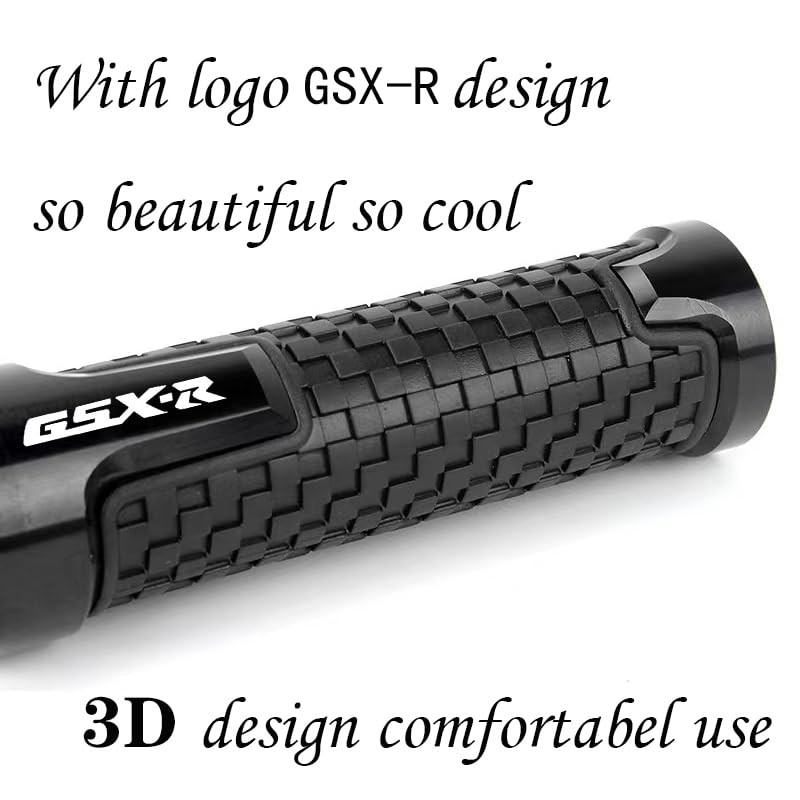 KBGRAX 7/8" 22mm Motorcycle Non Slip Handlebar Grips fits for