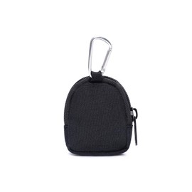 Coin Purse Women Men Small Purse Mini Backpack Keyring Portables Mini Bags Key Chains Handbag Charms (Black)