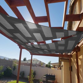 Cool Area Sun Shade Sail 13'x13'x13' Triangle SS-002 for Patio Outdoor, Dark Grey