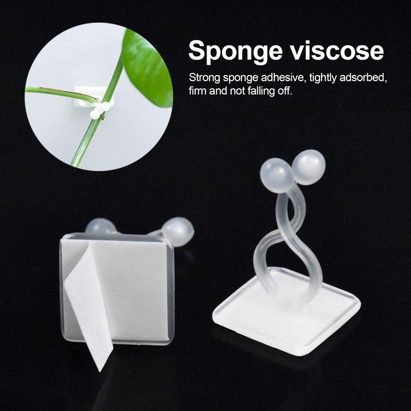 kissral Plant Clips Large Pack of 50 Wall Mounts for