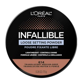 L'Oréal Paris L'Oreal Paris Infallible Tinted Loose Setting Powder, - 614 Translucent Medium-Deep