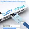 CAT 7 RJ45 Connector, Tool-free, Network Plug, LAN Plug, Fully