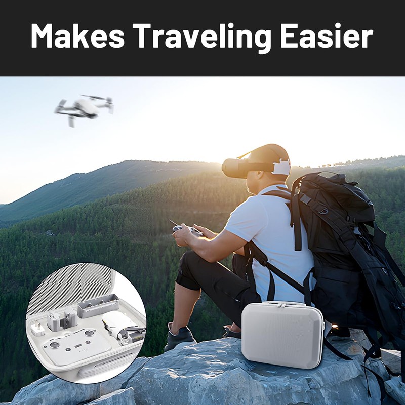 Doksvp For DJI Mini 4k Drone Bag, Storage Bag for