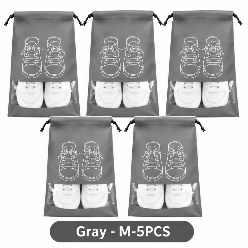Non-Woven Shoe Storage Bags for Travel & Closet Organization –