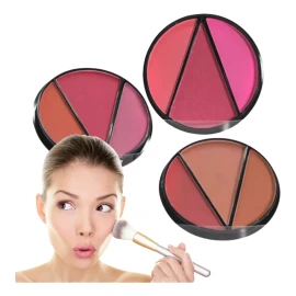 Universo en Linea Rubor Contorno Maquillaje Paleta Rostro Blush Belleza F