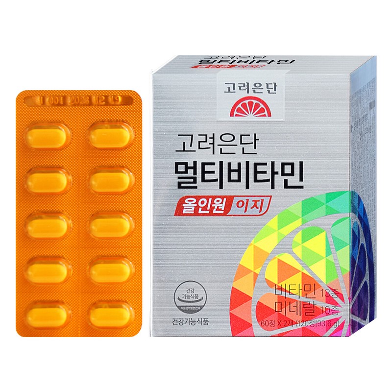 Goryeo Eundan Korea Eundan Multivitamin All-in-One Easy 780mg x 120