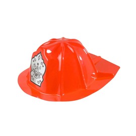 Horror-Shop 2861k-3 Children's Firefighter Helmet American Red Plastic One Size