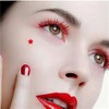 Go Ho Red Liquid Eyeliner Stamp,Star Stamp Eyeliner Makeup,Double-Side Waterproof