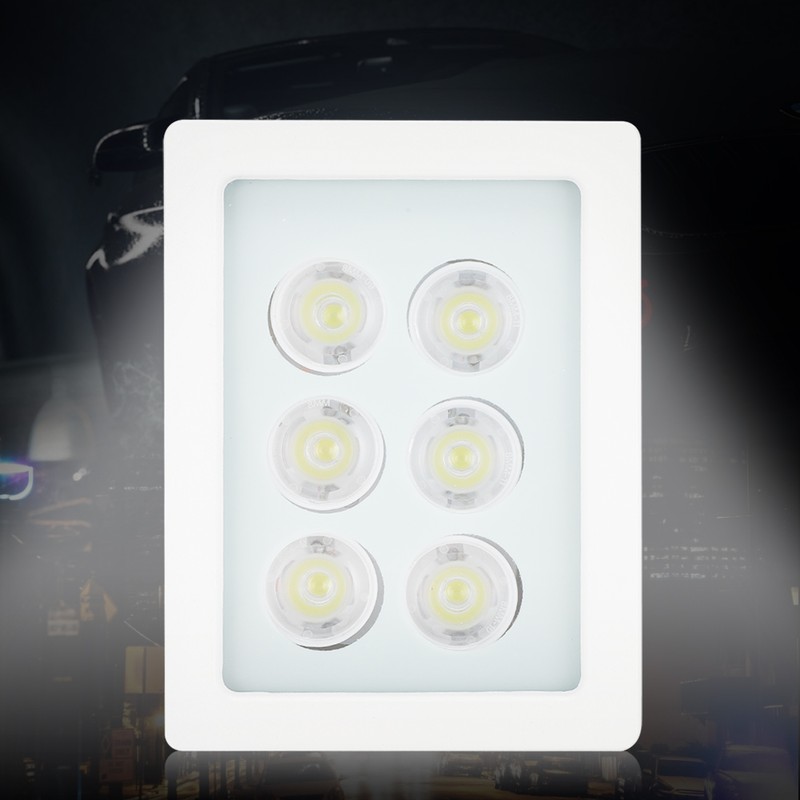 DC12V 6 LEDs White Fill Light IP66 Automatic Sensor Light