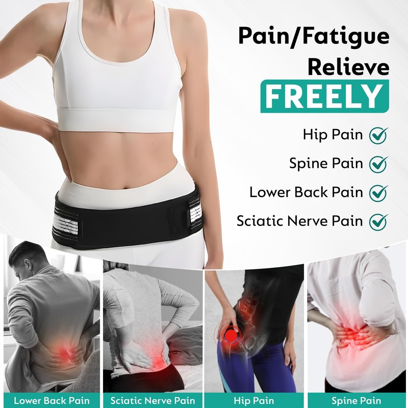 AuFlex Sciatica Belt for Women & Men – Adjustable Neoprene