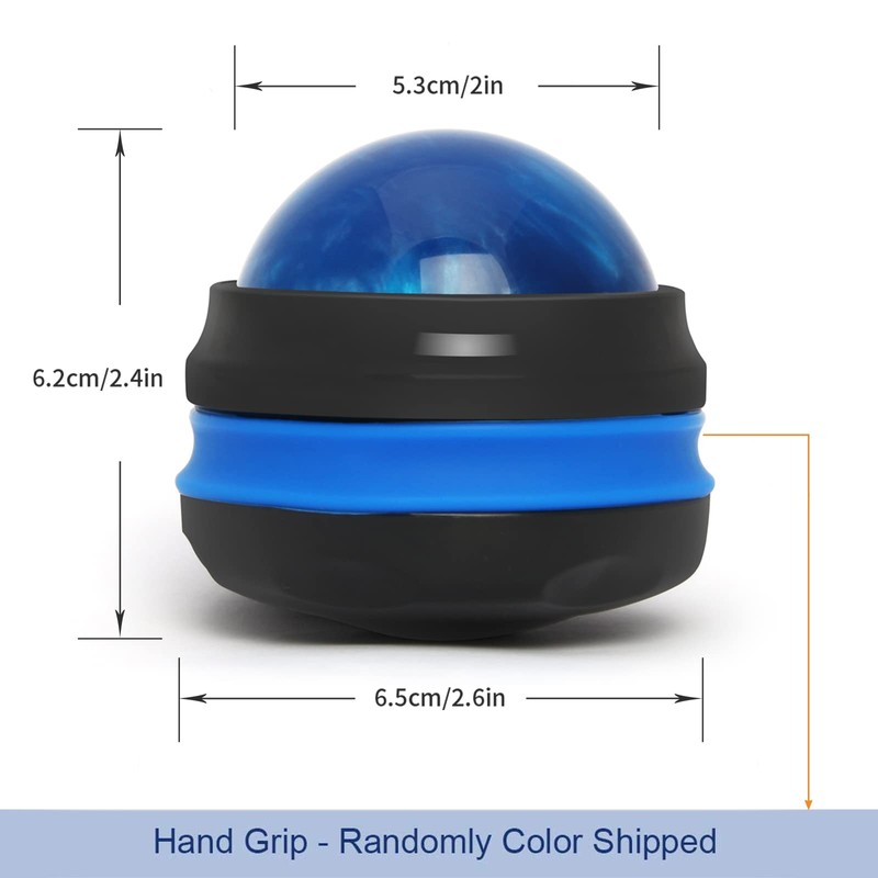 Coolrunner Massage Ball, Manual Roller Massager, Handheld Self Massage Therapy