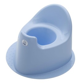 Rotho Babydesign Top 200030103 Children's Potty with Stable Base, 18 Months and Above, Baby Blue Pearl (Light Blue) Sky Blue