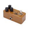 Overdrive Effect Pedal Earthy Yellow Metal Guitar Accessories with Gold