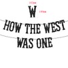 How The West Was One Banner, First Rodeo Birthday Party,