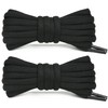 Stepace [2 Pairs Half Round Shoe Laces 1/4" Width 30"-72"