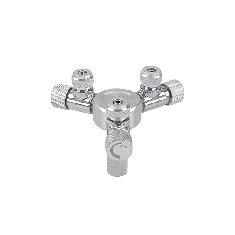 CENPEK Aquarium Plant 3 Way Splitter Control Valve CO2 Tank