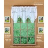 Today's Curtain Emelia Original Voile Ascot 25", White, 40" W