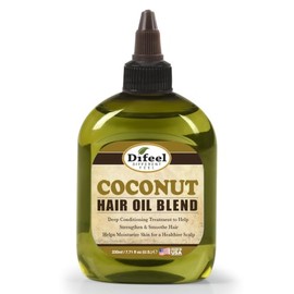 Difeel Premium 99% Natural Deep Conditioning Aceite de coco para el cabello 7.1 onzas (paquete de 2)