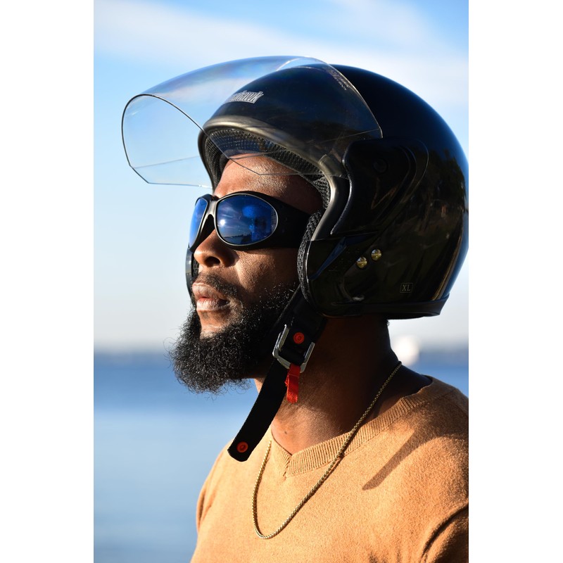 Global Vision Eliminator G-Tech Dirt Bike Motorcycle Goggles Black Frames