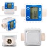 1pc K24 Turbine Digital Diesel Oil Fuel Flow Meter Gauge