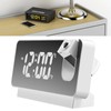Projection Alarm Clock 360 Degree Flexible Adjust Creative LED Mirror