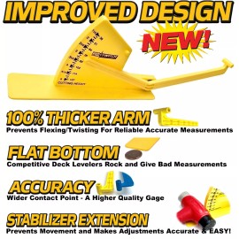 HD Switch Deck Blade Leveling Gage for John Deere Ztrak EZTrak Series Zero Turn Mowers