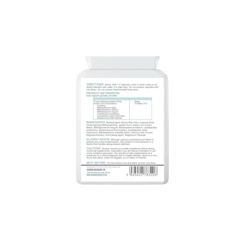 ICEVIT Probiotic Complex 10 Billion CFU | 6 Live Bacterial