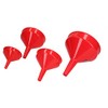 4pc Small Plastic Fuel Funnel Fixed Spouts Suitable for Petrol