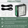 for Dixell Temperature Controllers, XR06CX-4N1F1 Digital Thermostat with Sensor Probe