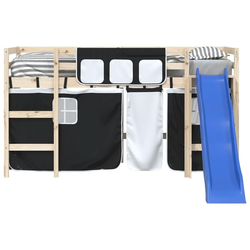 vidaXL Curtains, Curtain Set for Loft Bed, Play Bed, Children's