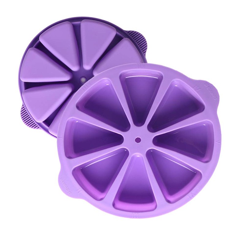 SHEBaking - Molde de silicona triangular para hornear pan de