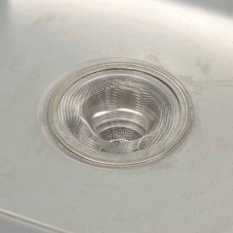 Danco 88822 4-1/2-Inch Kitchen Mesh Strainer, Stainless Steel