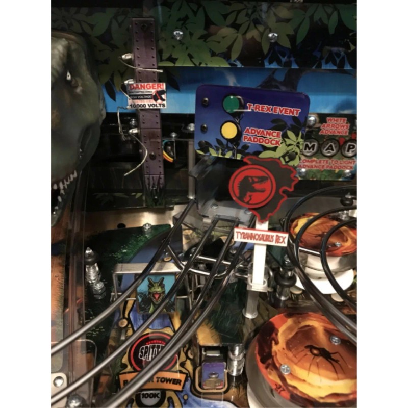 Stern Pinball T-Rex Sign MOD for Stern's Jurassic Park pinball