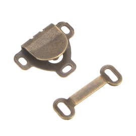 sourcing map Trouser Fastener Hooks, 20 Pairs, Hook and Eye Closure Set, Eyelet Fasteners for Sewing, Sewing Hooks for Trouser Hooks, Skirt Hooks, Jackets, Clothing, DIY Bra,