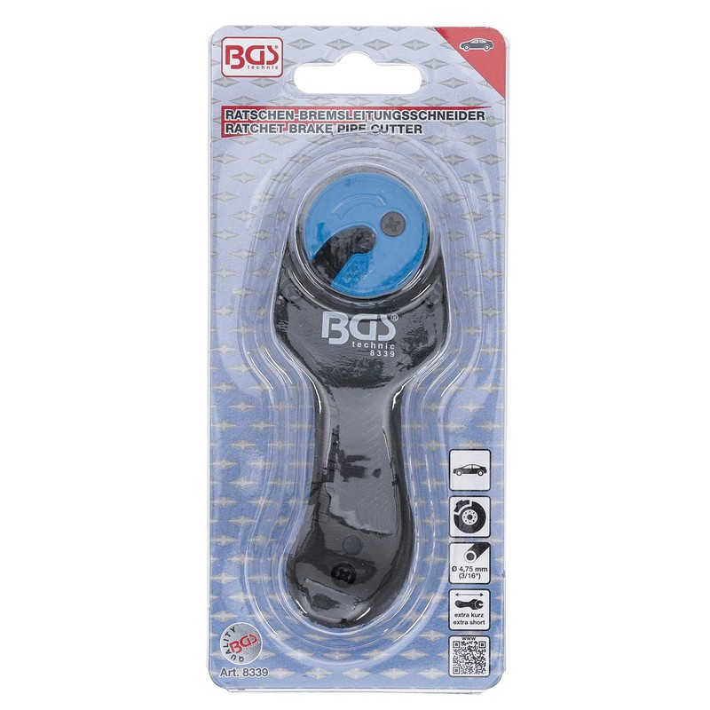 BGS 8339 | Ratchet Brake Line Cutter | 4.75 mm
