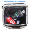 EPAuto Waterproof Car Trash Can with Lid and Storage Pockets,