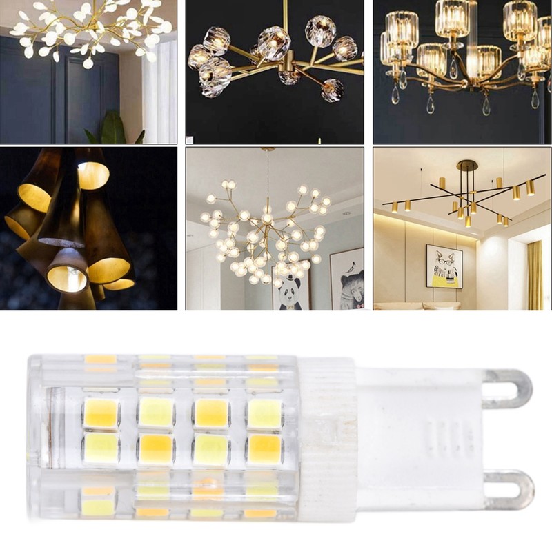 10PCS G9 220V LED Lamp Dimmable Ceramic LED Bulb Replace