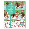 Mushroom Squirrel - Reversible Holiday Wrapping Paper - Eco Gift