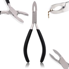 OdontoMed2011 Loop Closing Pliers-Perfect for Closing Jump Rings (Black Grip)